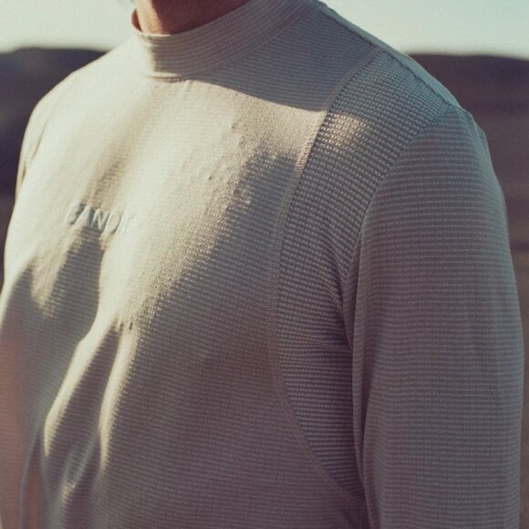 🔥 RARE & NEW Bandit Running Men's Auragrid Lightweight Cold Weather Mockneck - Picture 3 of 14